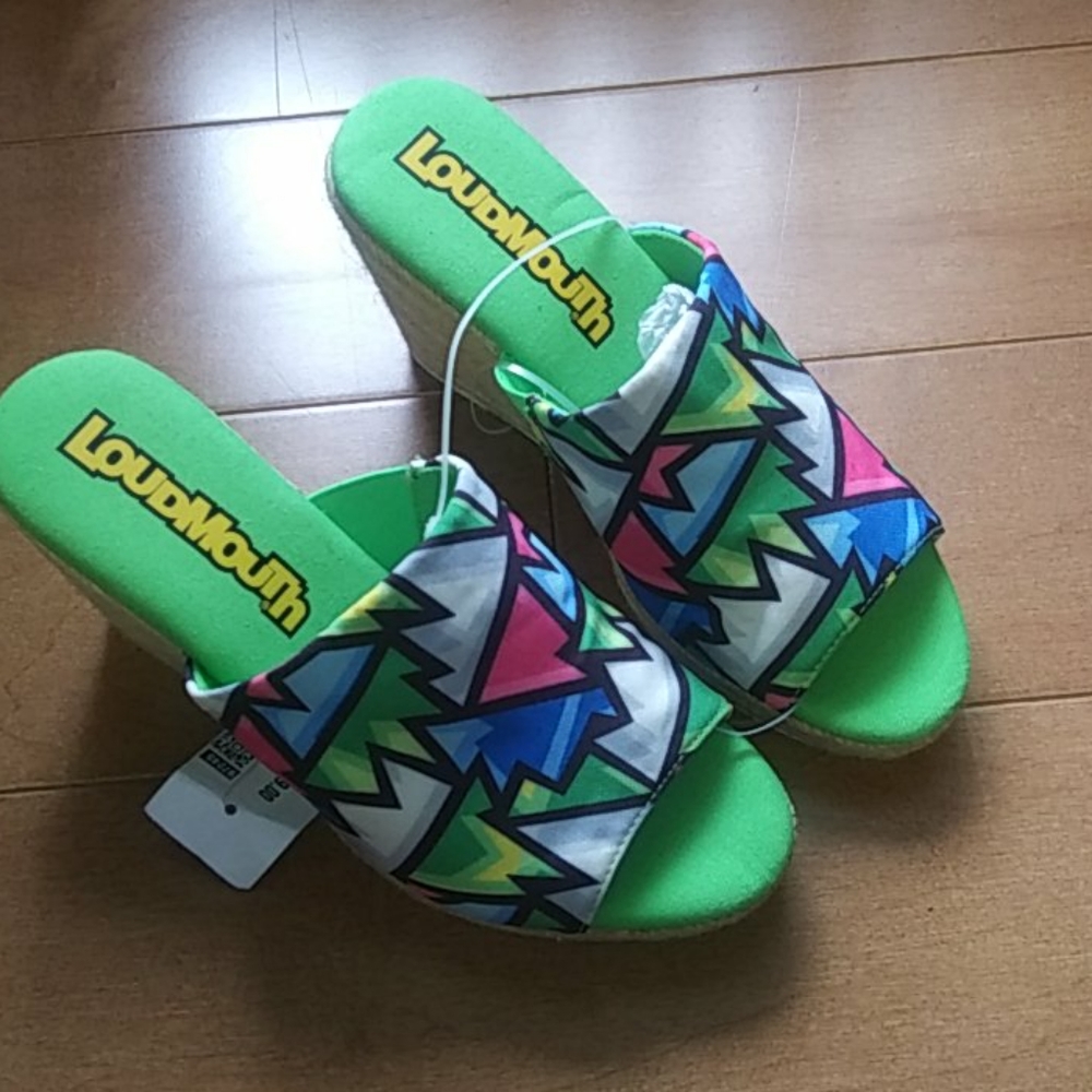 Multicolor graphic print espadrille